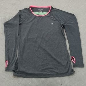 Champion long sleeve athletic shirt